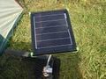 Support de panneau solaire réglable avec support de boîtier de commande