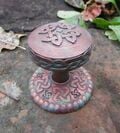 Doorknob and backing plate with Celtic knot