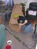 The bending of the cardboard didn't require such precision.