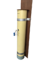 Finished bio-sand water filter PVC pipe prototype