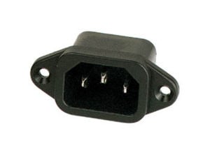 standard 220v AC male connector