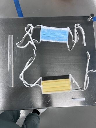 Surgical masks, view 1