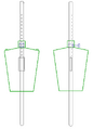 Figure 2: Adjustable rotor with thumb screw. Image Source: Team Shell Shock