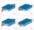 External structure of heat exchangers designed by ANSYS DesignModeler