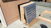 Shutter for the fan.