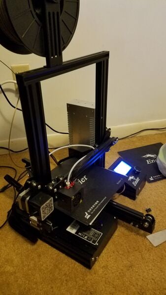 Fig 1: Ender 3 Printer