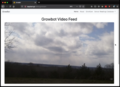 Fig 3: Growcam page with webcam stream