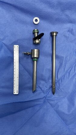 10 mm 30° laparoscope, view 1