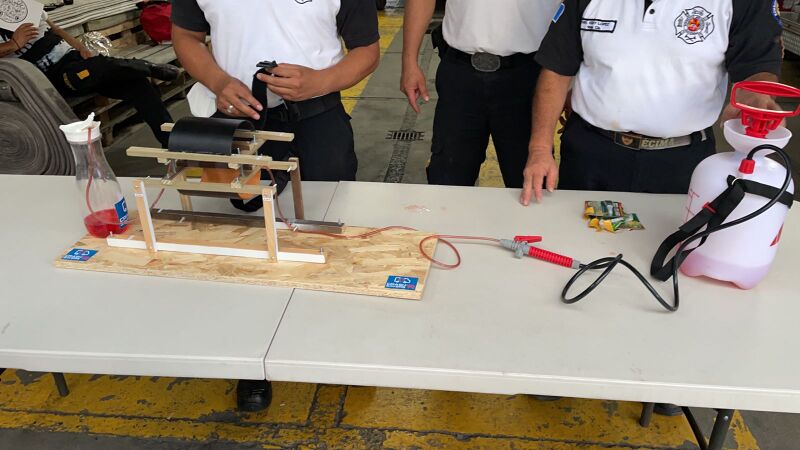 File:CrashSavers DIY Tourniquet Simulator built by Guatemalan firefighters.jpg