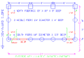 Schematic of the foundation plan and "basement", which serves as tool and other storage and workshop