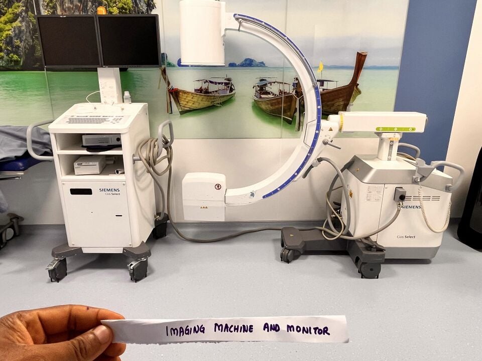 Imaging machine and monitor, view 2