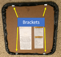 Figure 8. Metal brackets on seat