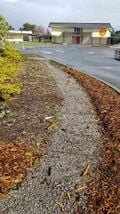 Fig 1: Unsatisfactory path at Catherine Zane Middle School.