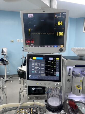 Anesthesia monitors, view 2