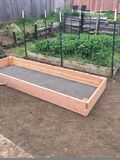 Medicine beds & retaining wall
