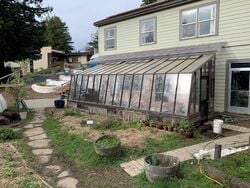 The CCAT Greenhouse when facing North West