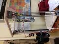 A picture of my operational 3-D printer