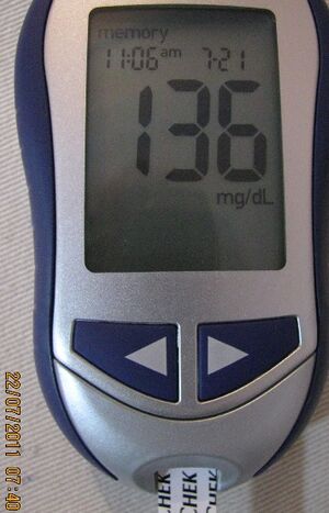 II anniversary.Second result of blood sugar variation over 24hours.JPG