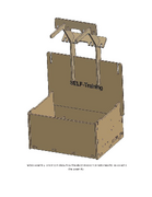 Fully assembled wooden training box