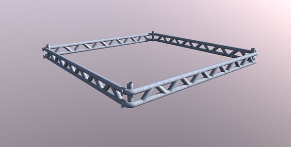 Rendering of Relief Platform Frame