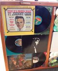 Old Records, joined on with Gorilla, and hot glue