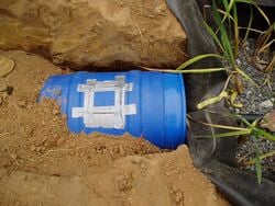 Fig 2: Surge tank and marsh inlet