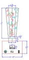 Fig 3: AutoCAD w/ Dimensions