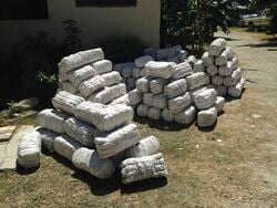 A pile of blocks ready for a new Ubuntu Blox house.
