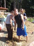 Adam stomping away