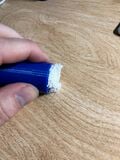 Step 5 insert cloth into straw
