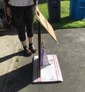 Fig 4g: Cardboard prototype, down