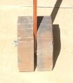 5. put bolt through weights and pendulum