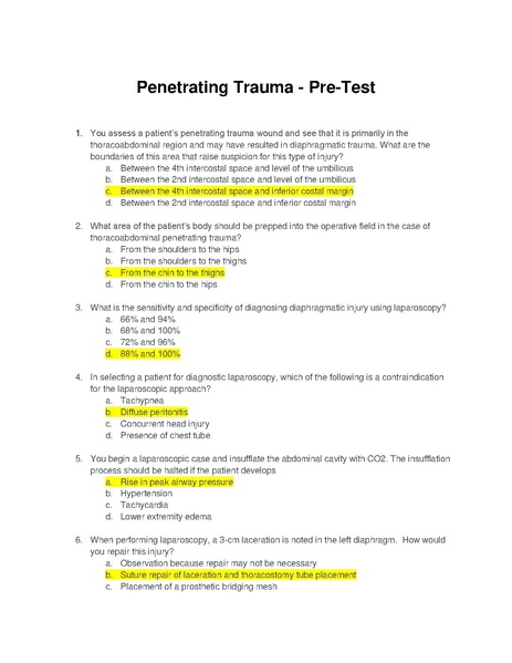 File:Penetrating Trauma Pre Test.pdf