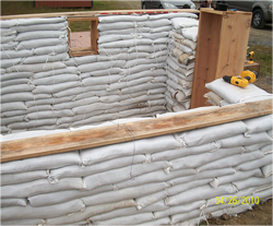 Figure 15: Final construction phase (Photo courtesy of H. Baker)