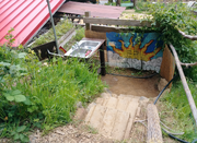 CCAT outdoor solar heated wash station A Passive Solar Heated Wash Station at CCAT