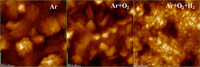 Effect of ambient combinations of argon, oxygen, and hydrogen on the properties of DC magnetron sputtered indium tin oxide films