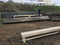 Final project view: A view of the final completed area of the garden teaching area.