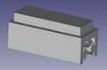 Bottom Slide Piece for mounting to single 8020 piece
