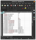 Fig 3: An Example of a .csv file export