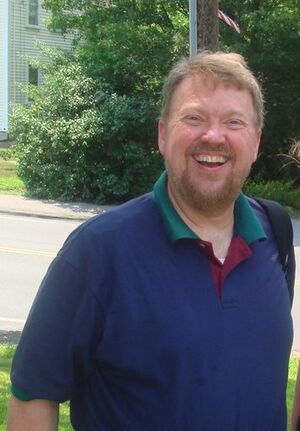 Maynard S. Clark in 2007 at the Peace Abbey in Sherborn