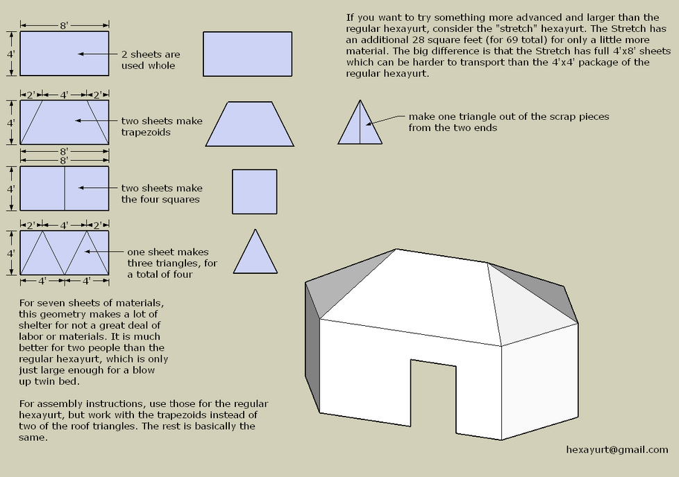 Hexayurt project/6ft Yurt Appropedia, the sustainability wiki