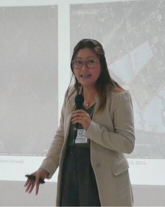 In the photo, Jessa is presenting her agrivoltaics research during the 2025 Mindanao Renewable Energy Research Colloquium in Davao City, January 17, 2025.