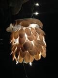 Upcycled plastic spoon lantern
