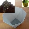 Polymer recycling codes for distributed manufacturing with 3-D printers