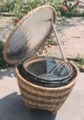 Solar Basket Cooker: A culturally appropriate Solar Box Cooker. Example project: Willow Basket Parabolic Solar Cooker