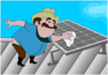 Limpie el panel solar con un trapo limpio y agua. Use un trapo que no raye el vidrio del panel solar. Remueva toda basura o fango acumulado.