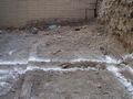Fig: Another line of lime is put 30 cm over (width of adobe).