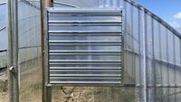Shutter also mounted to the frame. This was the farthest stage of our construction.