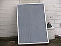 Solar heating box A passive solar heating box