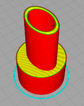 Print the tea bag holder as shown at .3mm layer height. Estimated print time at 70mm/s: 42 minutes.